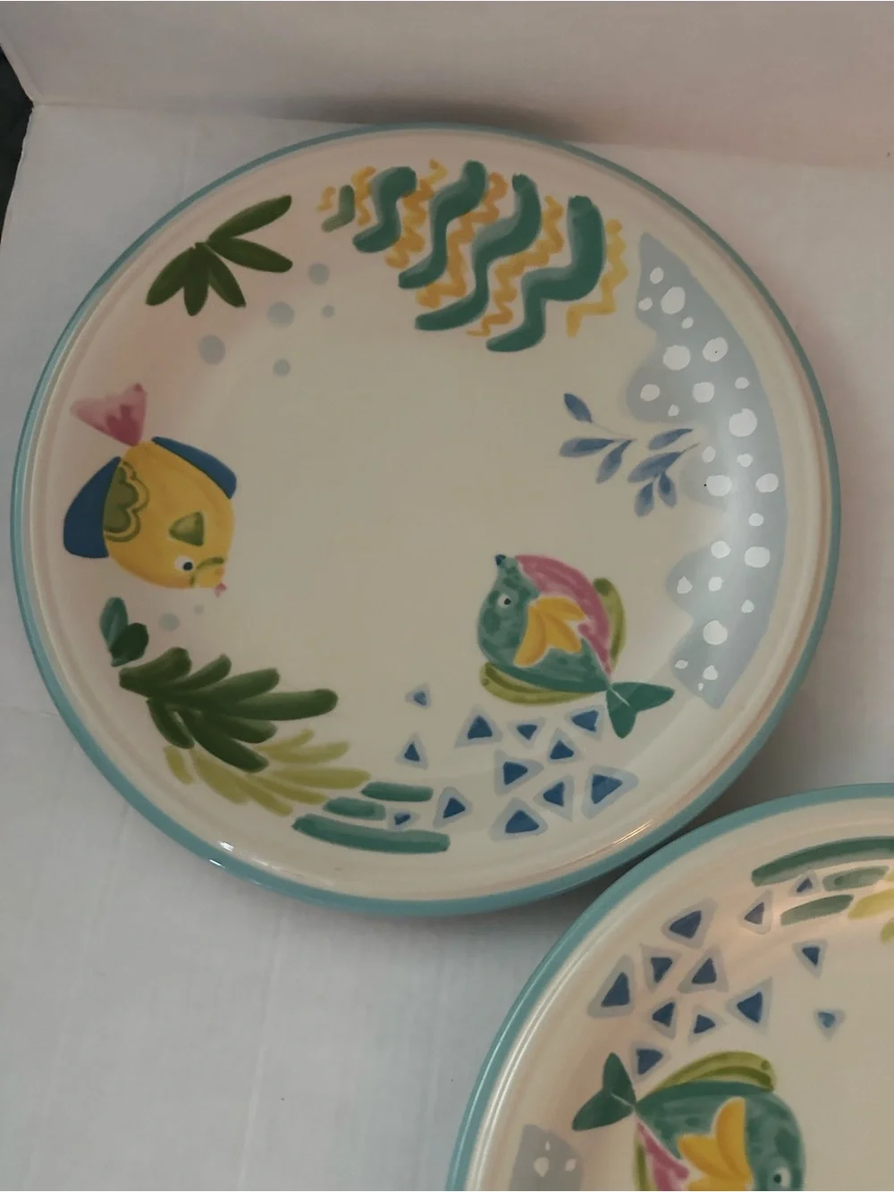 Studio Nova Barrier Reef Y2318 Set of 3 Dinner Plates Tropical Fish 10.5